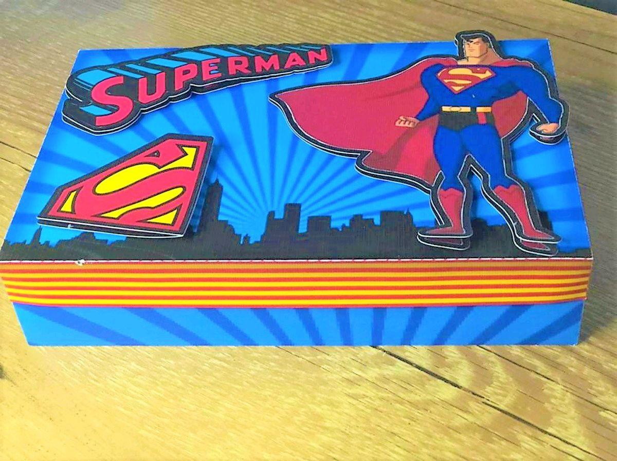 ARQUIVO CORTE PASCOA CAIXA MINI CONFEITEIRO SUPERMAN #3582