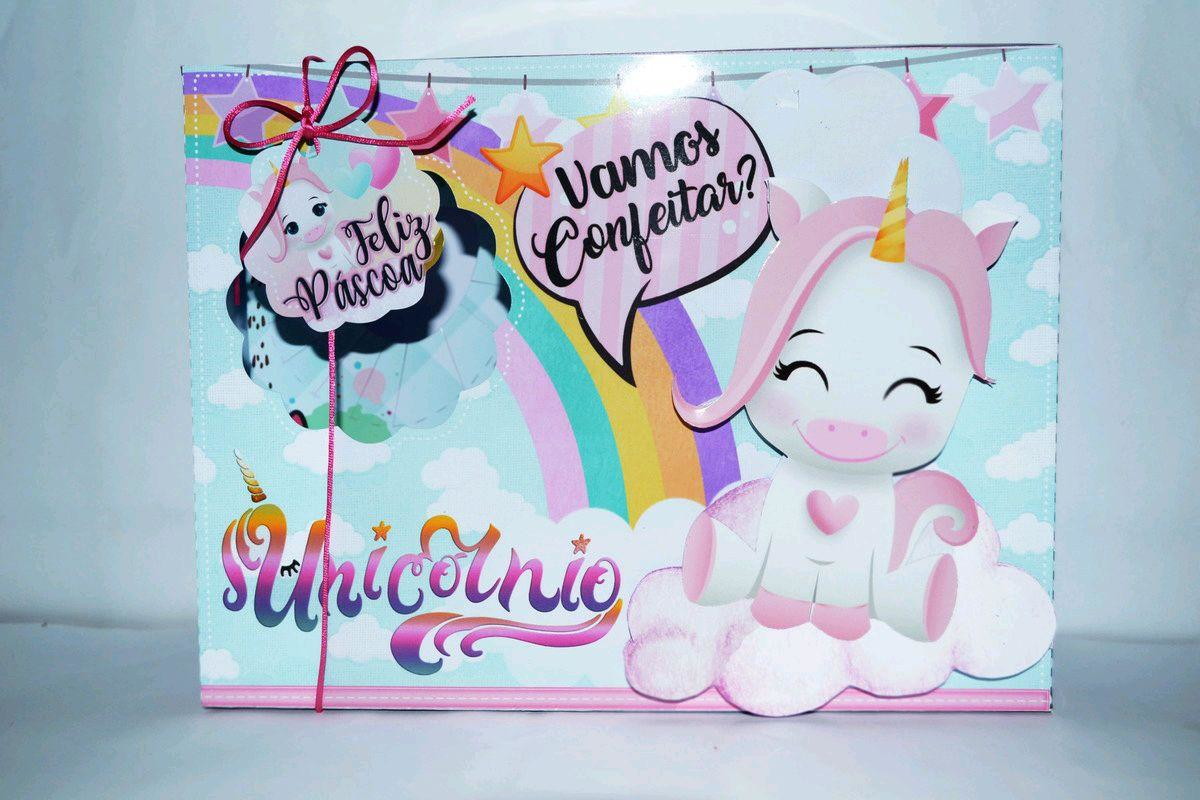 ARQUIVO CORTE PASCOA CAIXA MINI CONFEITEIRO UNICORNIO #3056