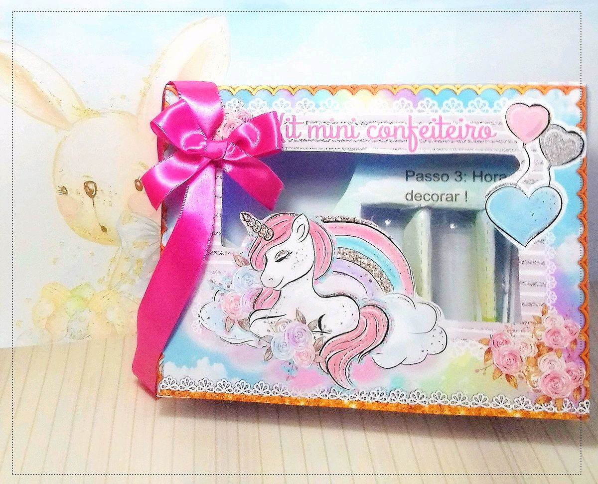ARQUIVO CORTE PASCOA CAIXA MINI CONFEITEIRO UNICORNIO #3145