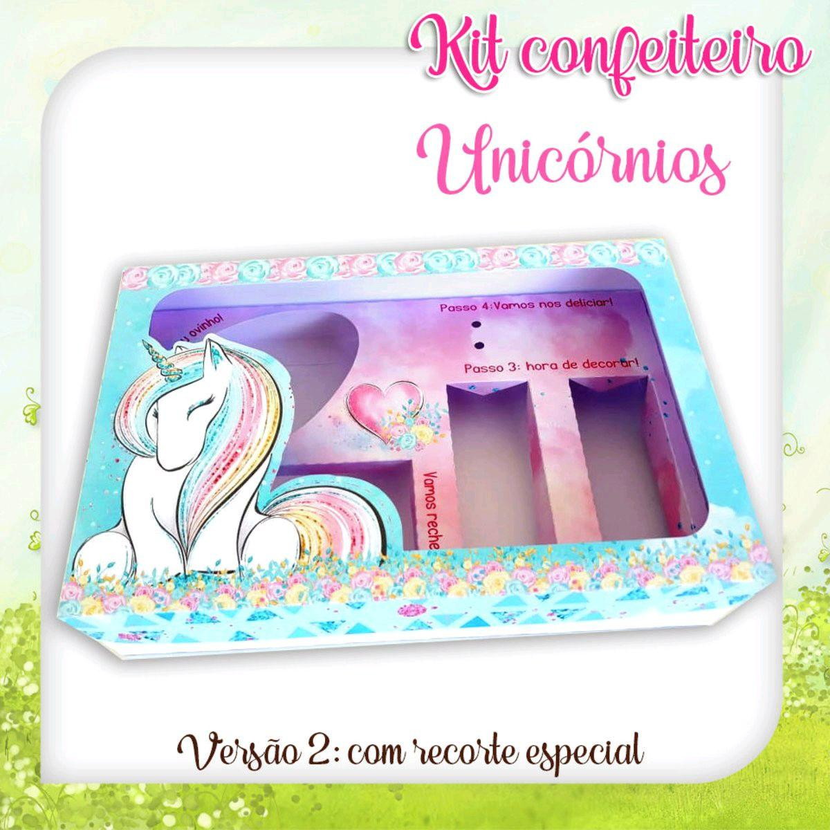 ARQUIVO CORTE PASCOA CAIXA MINI CONFEITEIRO UNICORNIO #3177