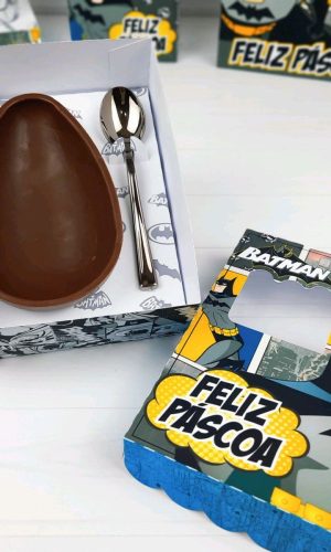 ARQUIVO CORTE PASCOA CAIXA OVO DE COLHER BATMAN 250g #3380
