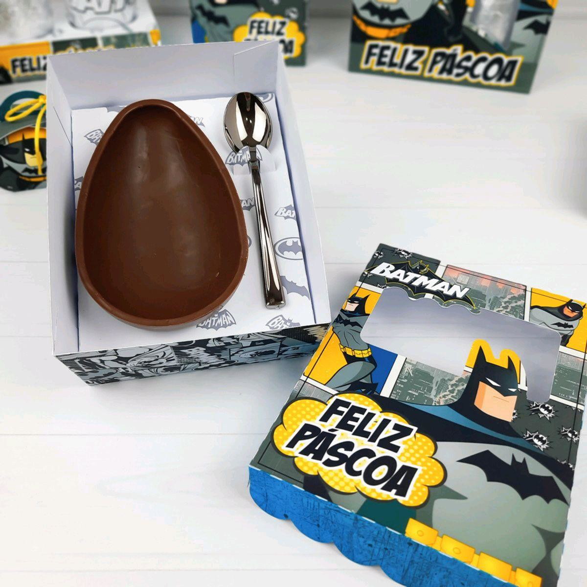 ARQUIVO CORTE PASCOA CAIXA OVO DE COLHER BATMAN 250g #3380