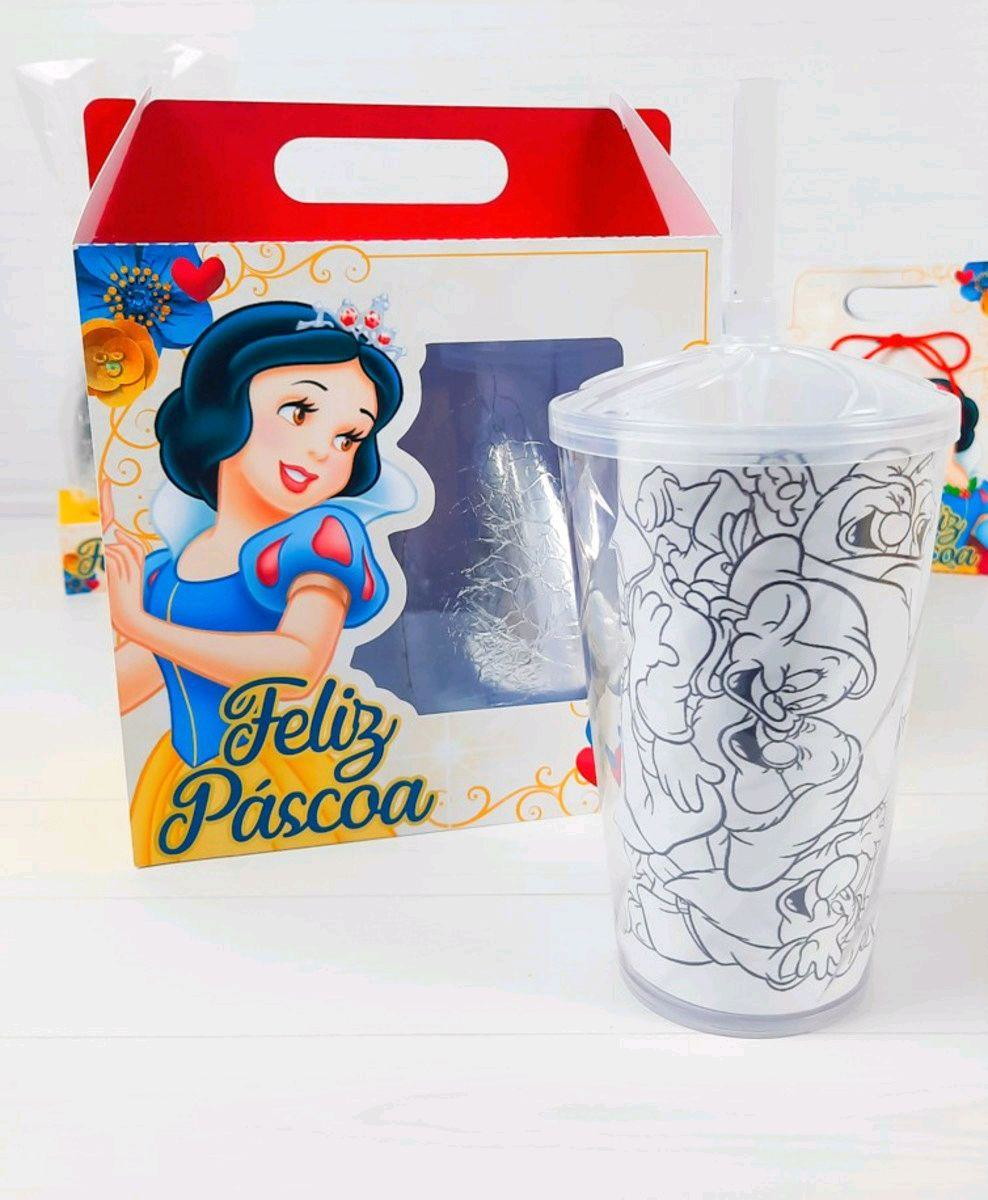 ARQUIVO CORTE PASCOA CAIXA OVO E COPO BRANCA DE NEVE #3405 - Imagem 2