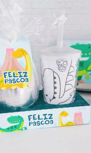 ARQUIVO CORTE PASCOA CAIXA OVO E COPO DINOSSAURO CUTE #3617