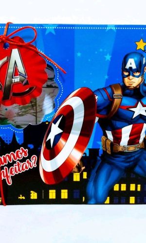 ARQUIVO CORTE PASCOA MINI CONFEITEIRO CAPITAO AMERICA #3062