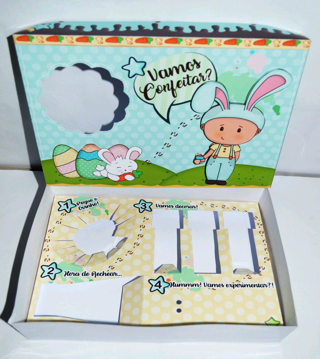 ARQUIVO CORTE PASCOA MINI CONFEITEIRO COELHO MENINO #3066