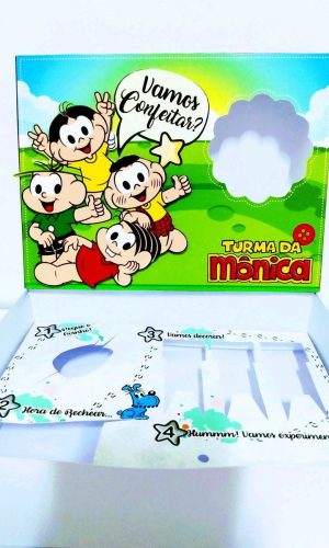 ARQUIVO CORTE PASCOA MINI CONFEITEIRO TURMA DA MONICA #3061