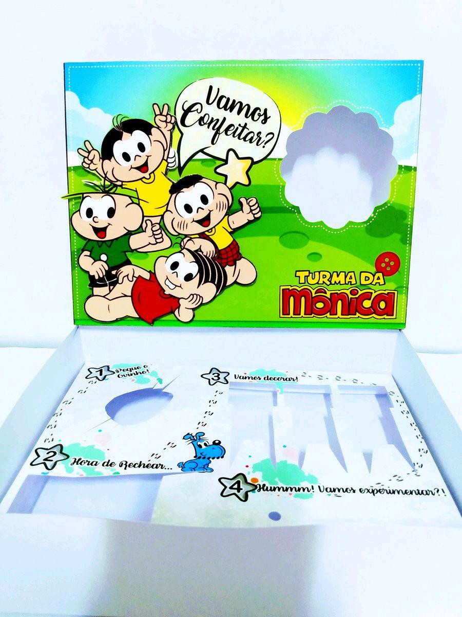 ARQUIVO CORTE PASCOA MINI CONFEITEIRO TURMA DA MONICA #3061