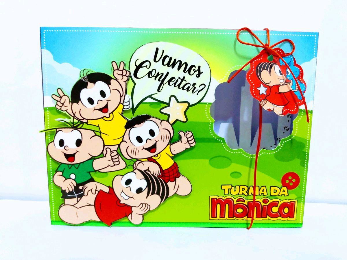 ARQUIVO CORTE PASCOA MINI CONFEITEIRO TURMA DA MONICA #3061 - Imagem 2