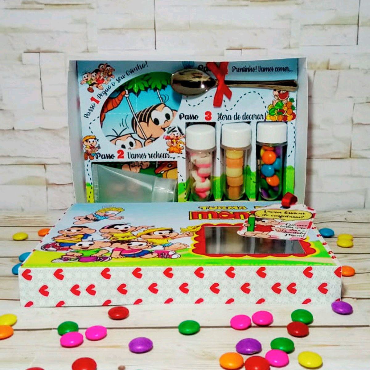 ARQUIVO CORTE PASCOA MINI CONFEITEIRO TURMA DA MONICA #3125