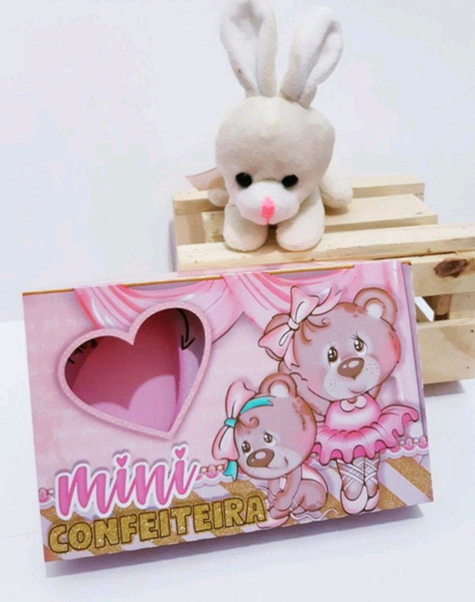 ARQUIVO CORTE PASCOA MINI CONFEITEIRO URSINHO BAILARINA 3216 - Imagem 3