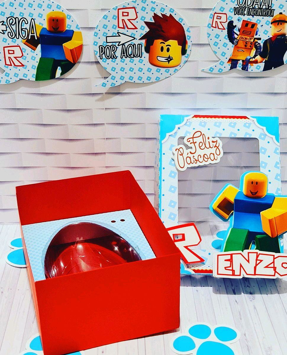 ARQUIVO CORTE PASCOA OVO DE COLHER ROBLOX MENINO 500g #3252 - Imagem 2