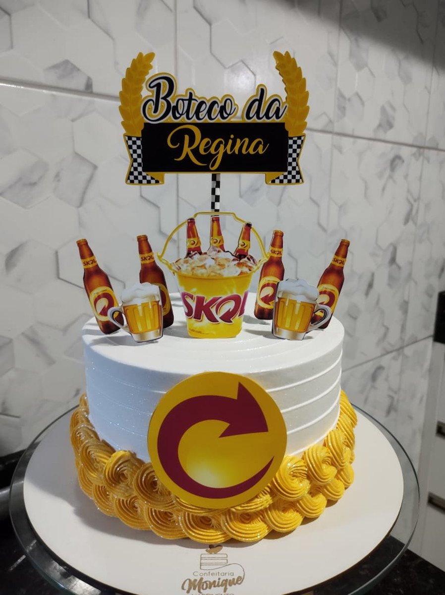 Arquivo Corte topo de bolo cerveja skol