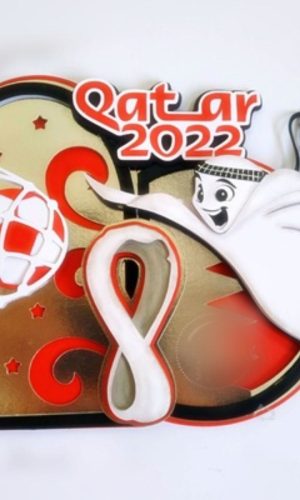 Arquivo Corte Topo de Bolo Copa do Mundo 2022 Brasil #15419