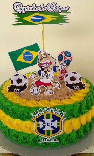 Arquivo Corte Topo de Bolo Copa do Mundo 2022 Brasil #15436