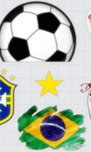 Arquivo Corte Topo de Bolo Copa do Mundo 2022 Brasil #15438