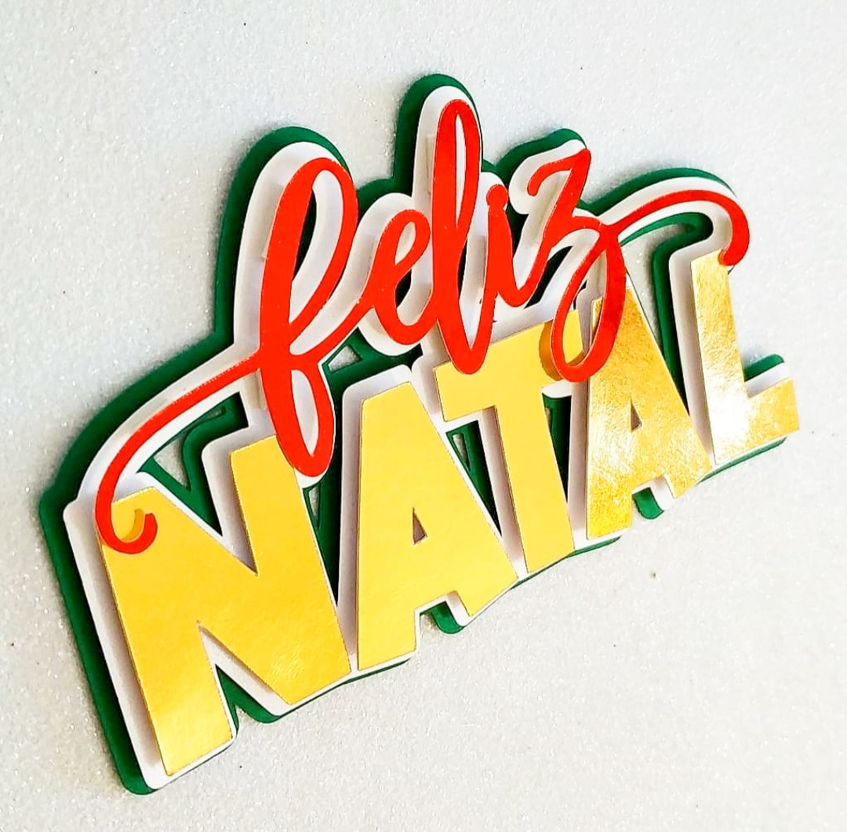 Arquivo Corte: Topo de Bolo Feliz Natal 040