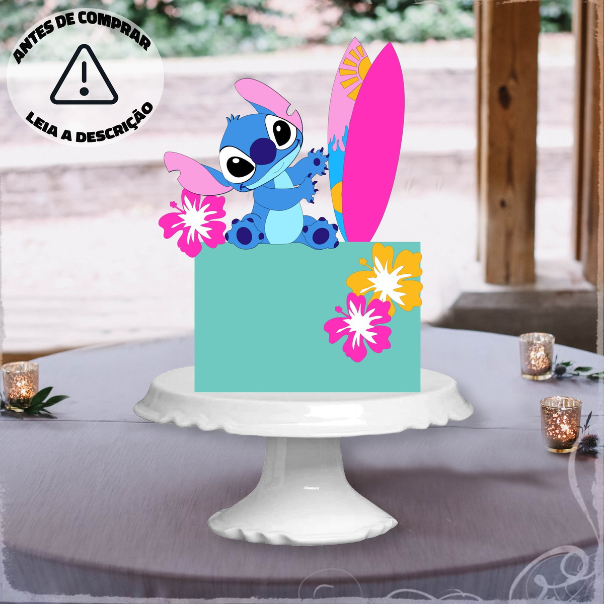 Arquivo Corte Topo de Bolo Lilo Stich