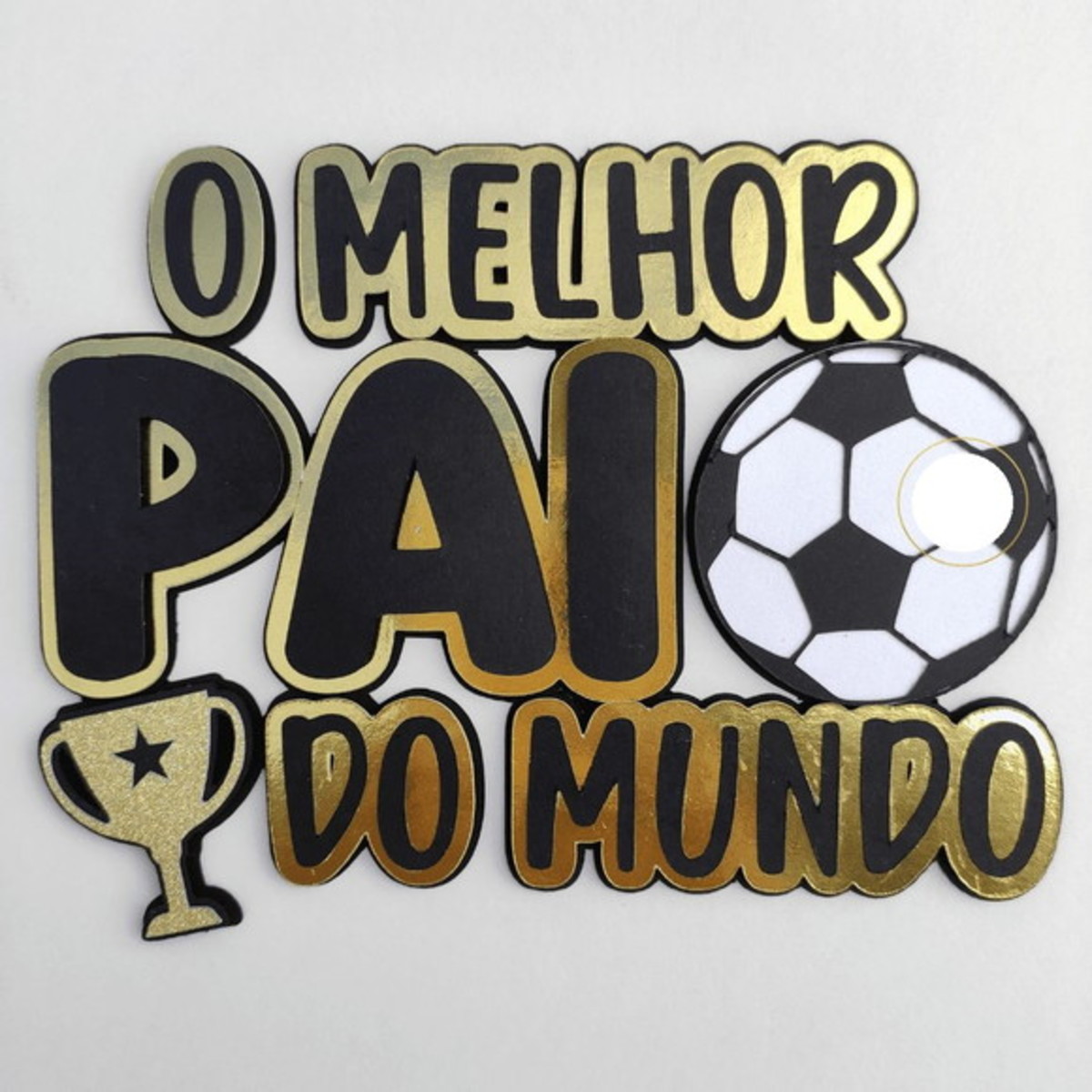 Arquivo Corte: Topo de Bolo Melhor Pai Dia dos Pais 064