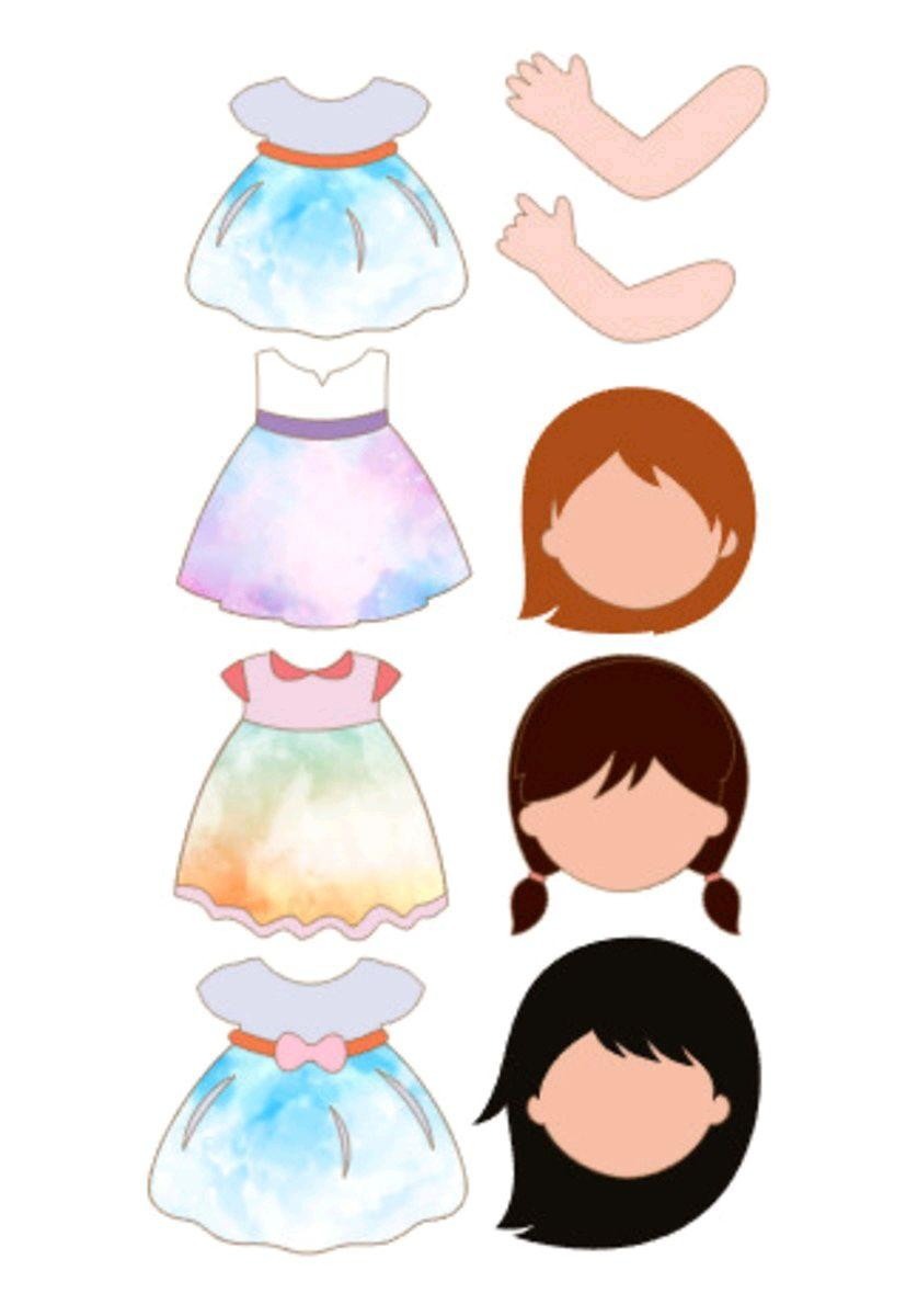 Arquivo Corte Topo de Bolo Menina Tie Dye- Camadas (#2274) - Imagem 2