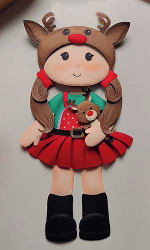 Arquivo Corte: Topo de Bolo Natal Angelina em Camadas 189