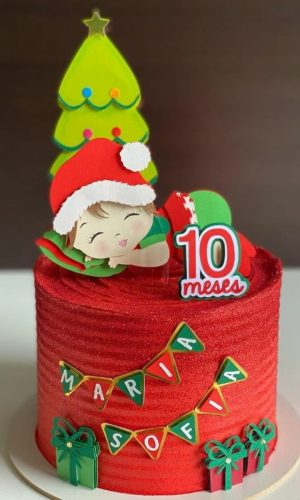 Arquivo Corte Topo de Bolo Natal Bebê (#2771) Studio