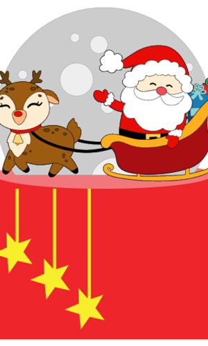 Arquivo Corte: Topo de Bolo Natal Papai Noel 060