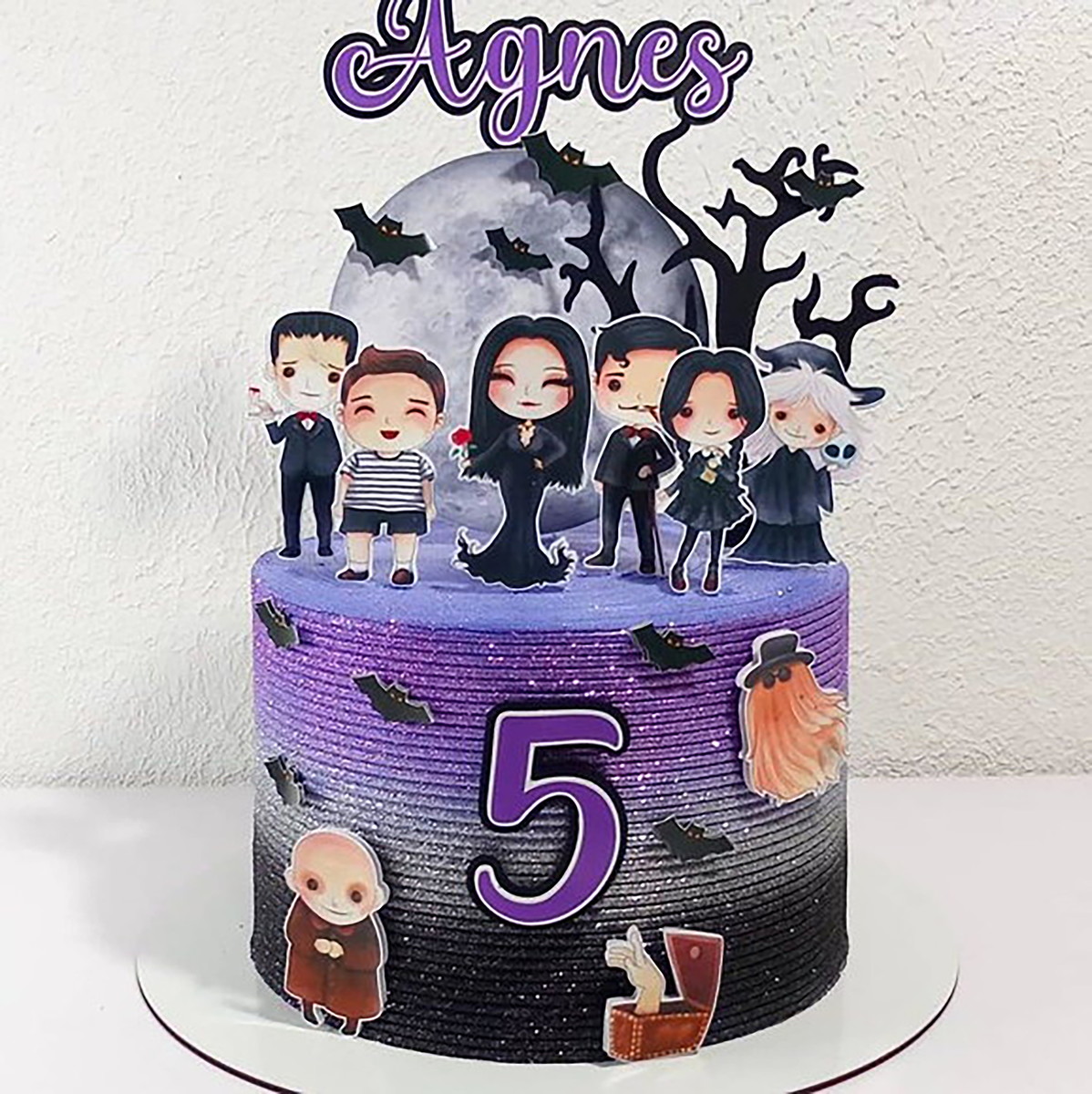 Arquivo Corte Topo de Bolo Wandinha Familia Addams 015 - Imagem 2