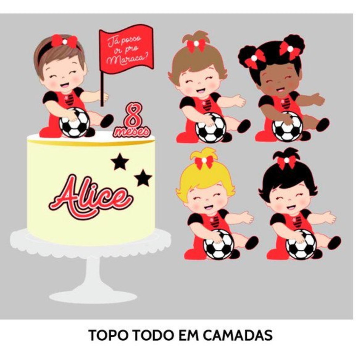 Arquivo de Corte Topo Flamengo Baby
