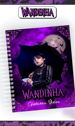 Arquivo de Corte Agenda Escolar Série Wandinha 2023 #15661