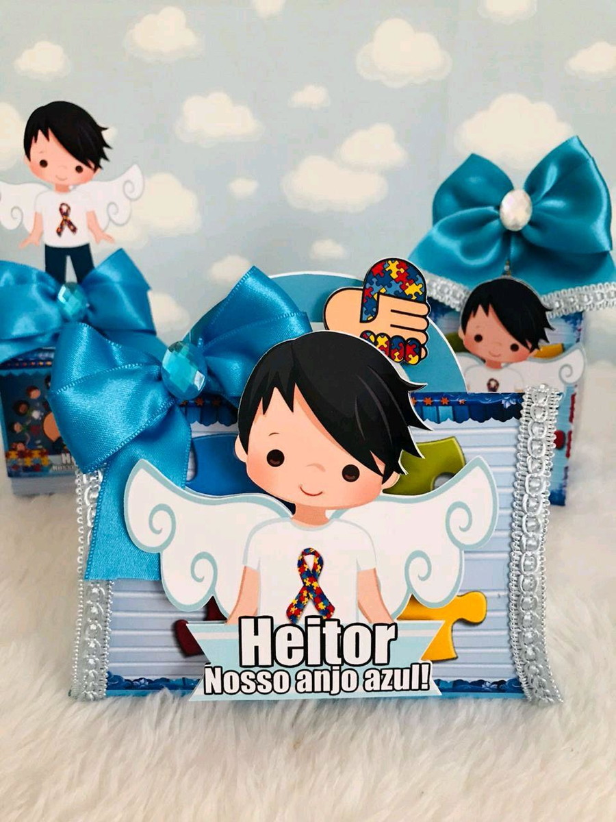 Arquivo de Corte Anjo Azul Autismo (#1412) pdf e Studio - Imagem 2