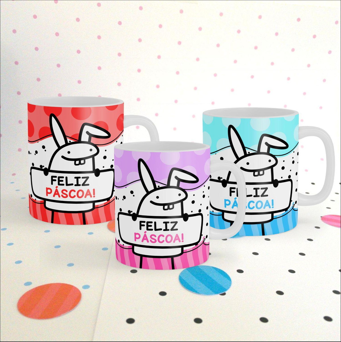 ARQUIVO DE CORTE ARTE CANECA FRASES FLORK DE PASCOA #13820