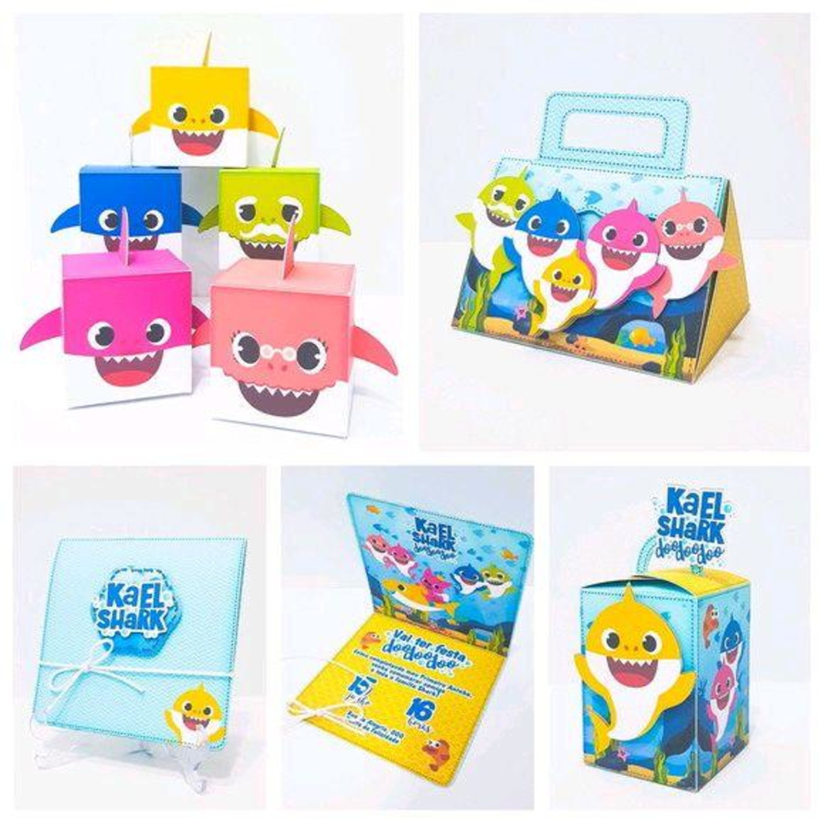 Arquivo de Corte Baby Shark Menino (#36) - pdf e Studio - Imagem 2