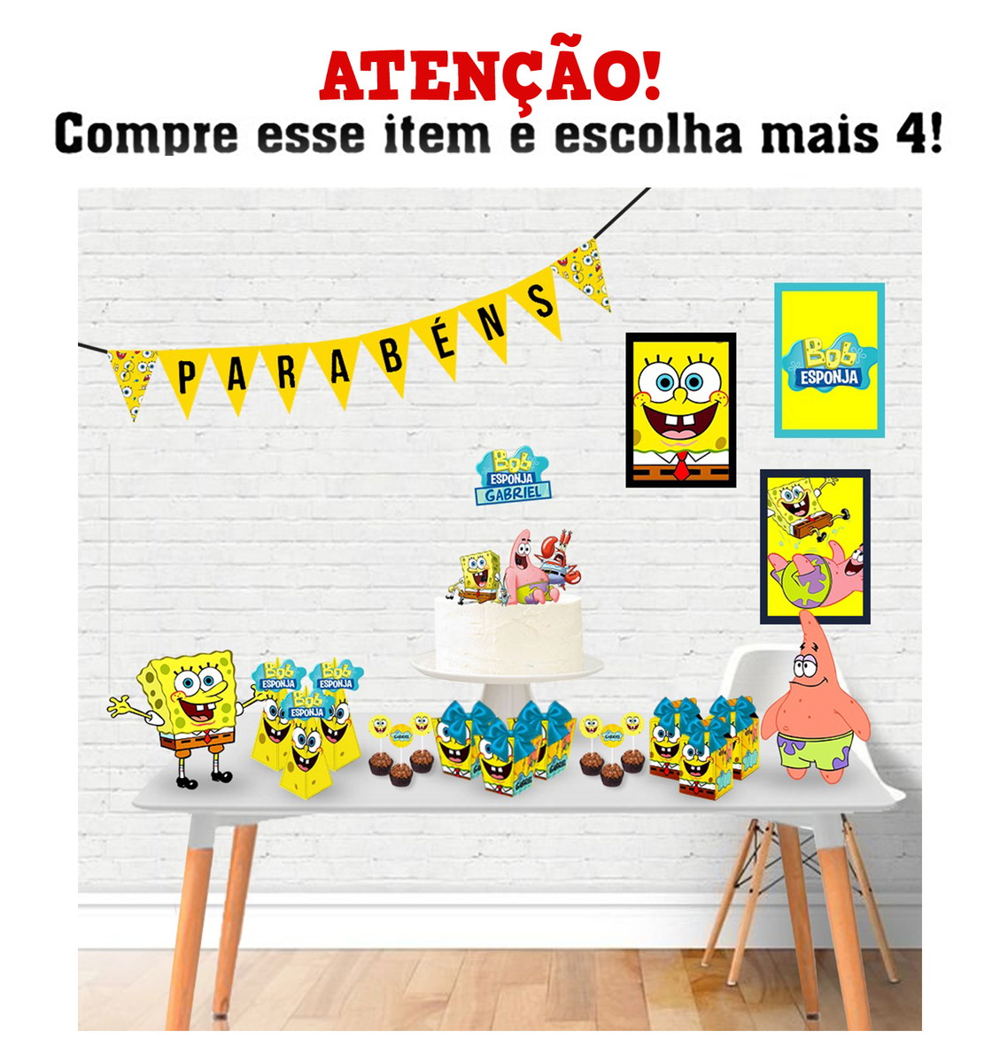 Arquivo de corte Bob Esponja Studio e Pdf