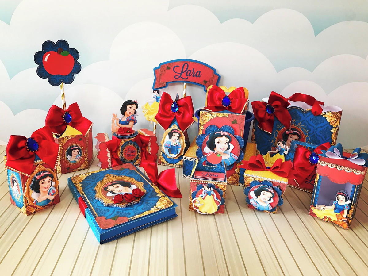 Kit c/ 5: Arquivo de corte Branca de Neve - Imagem 2