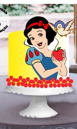 Arquivo de corte Branca de Neve em camadas