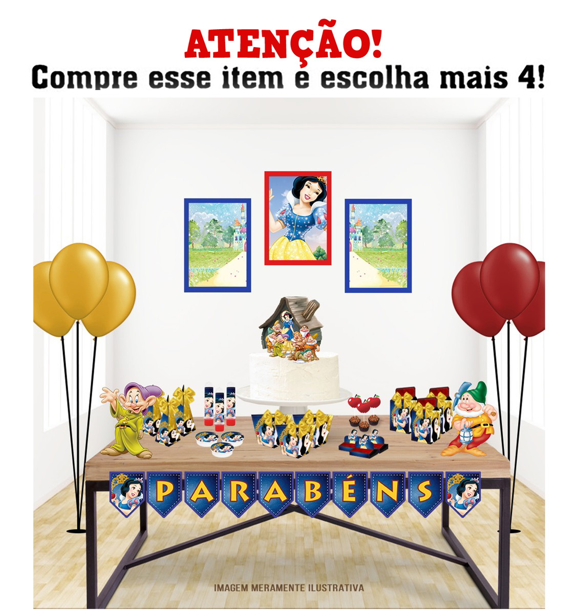 Arquivo de corte Branca de Neve Studio e Pdf