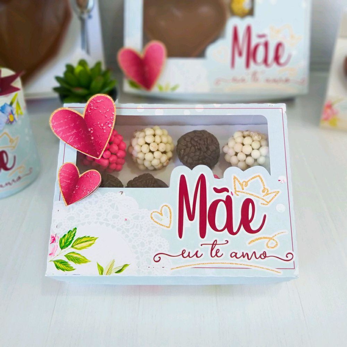 ARQUIVO DE CORTE CAIXA 12 DOCES DIA DAS MÃES #5032 - Imagem 2
