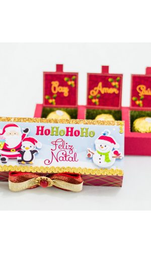 Arquivo de Corte Caixa 3 Doces Natal em Studio e pdf