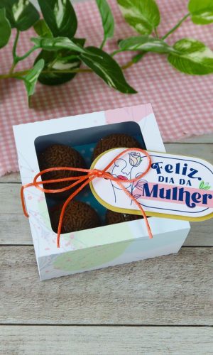 Arquivo de Corte Caixa 4 Doces Dia da Mulher #15692