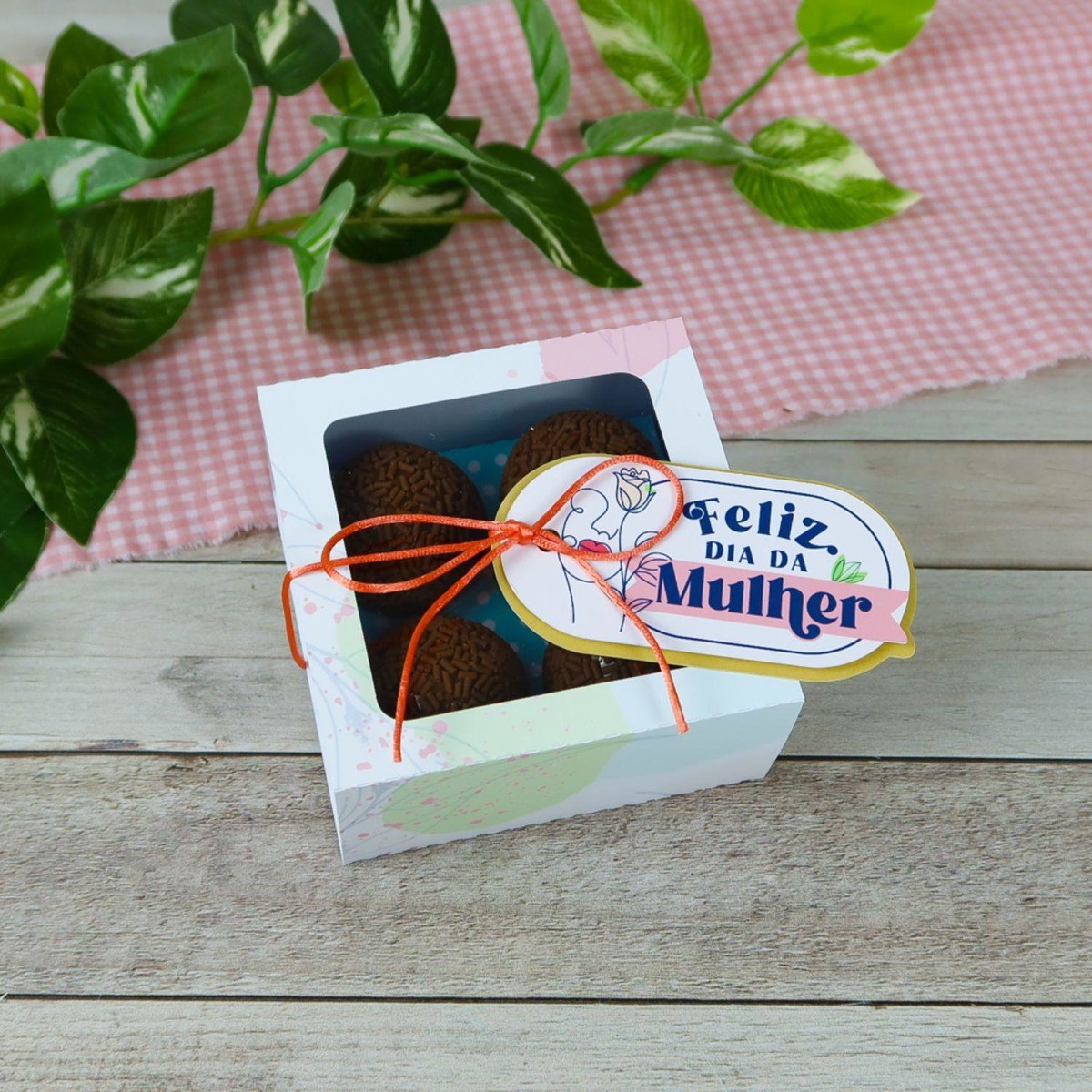 Arquivo de Corte Caixa 4 Doces Dia da Mulher #15692