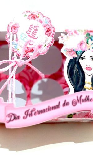 Arquivo de Corte Caixa 6 Doces Dia da Mulher #15737
