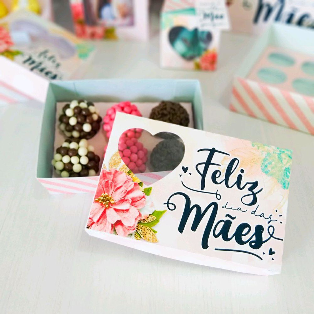 ARQUIVO DE CORTE CAIXA 6 DOCES DIA DAS MÃES #5003
