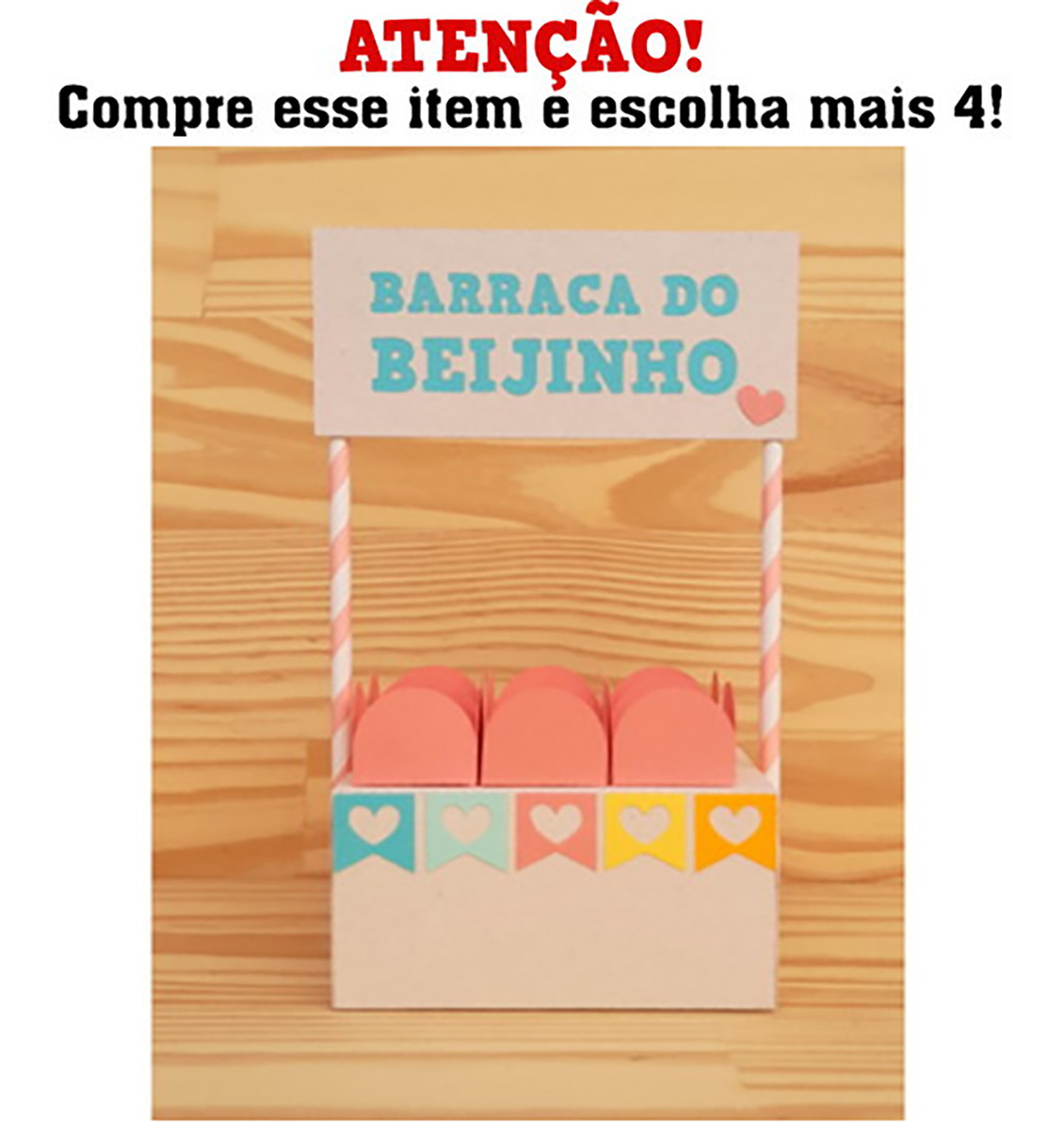 Arquivo de Corte Caixa Barraca do Beijo Studio