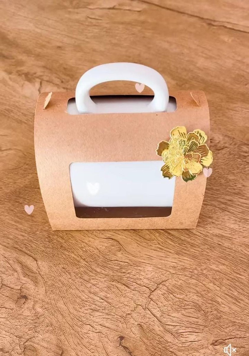 Arquivo de Corte - Caixa Bolsa para Caneca 1