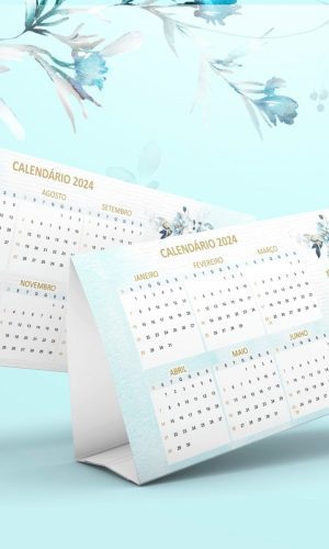 Arquivo de Corte Caixa Calendário 2024