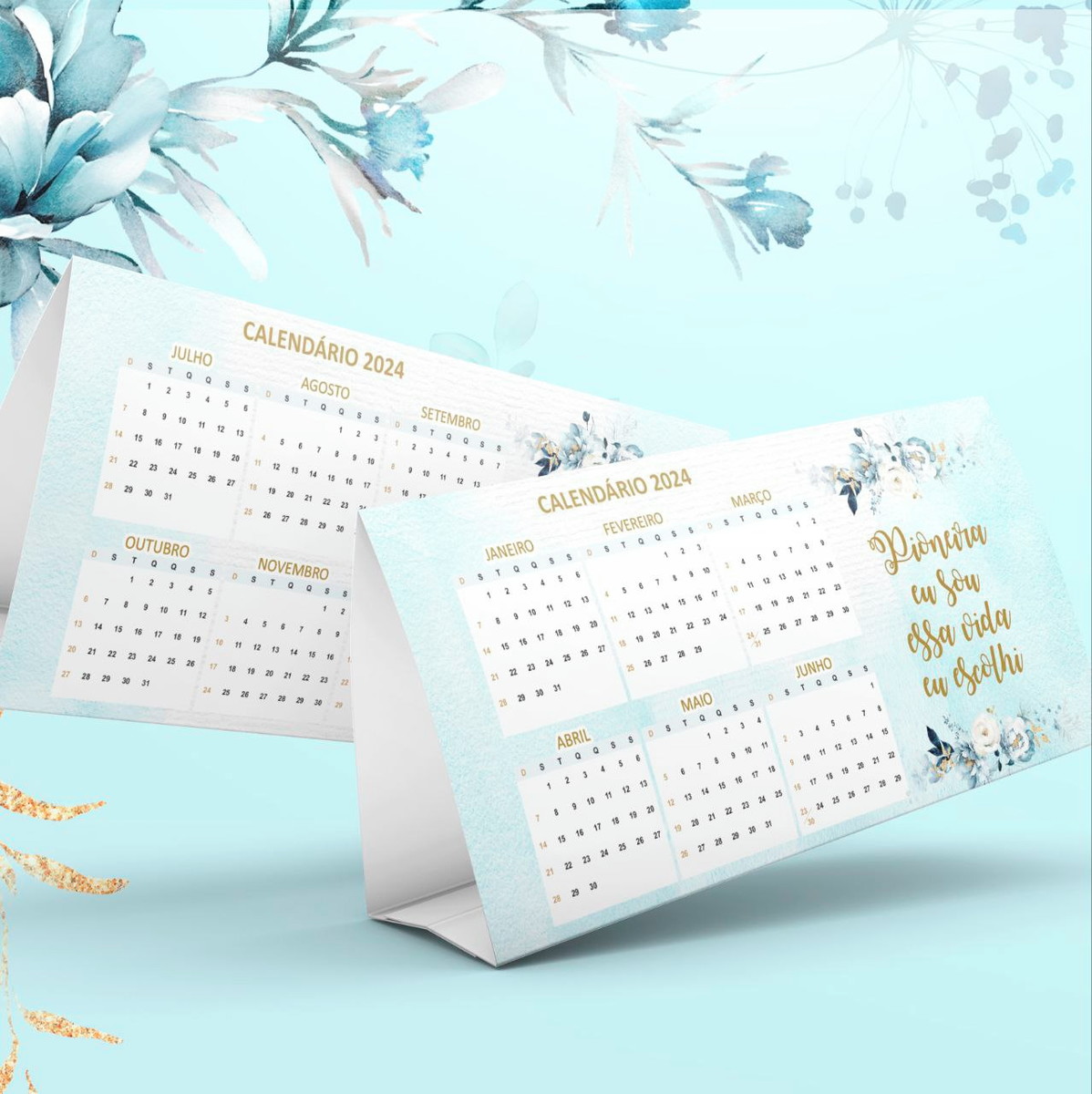 Arquivo de Corte Caixa Calendário 2024