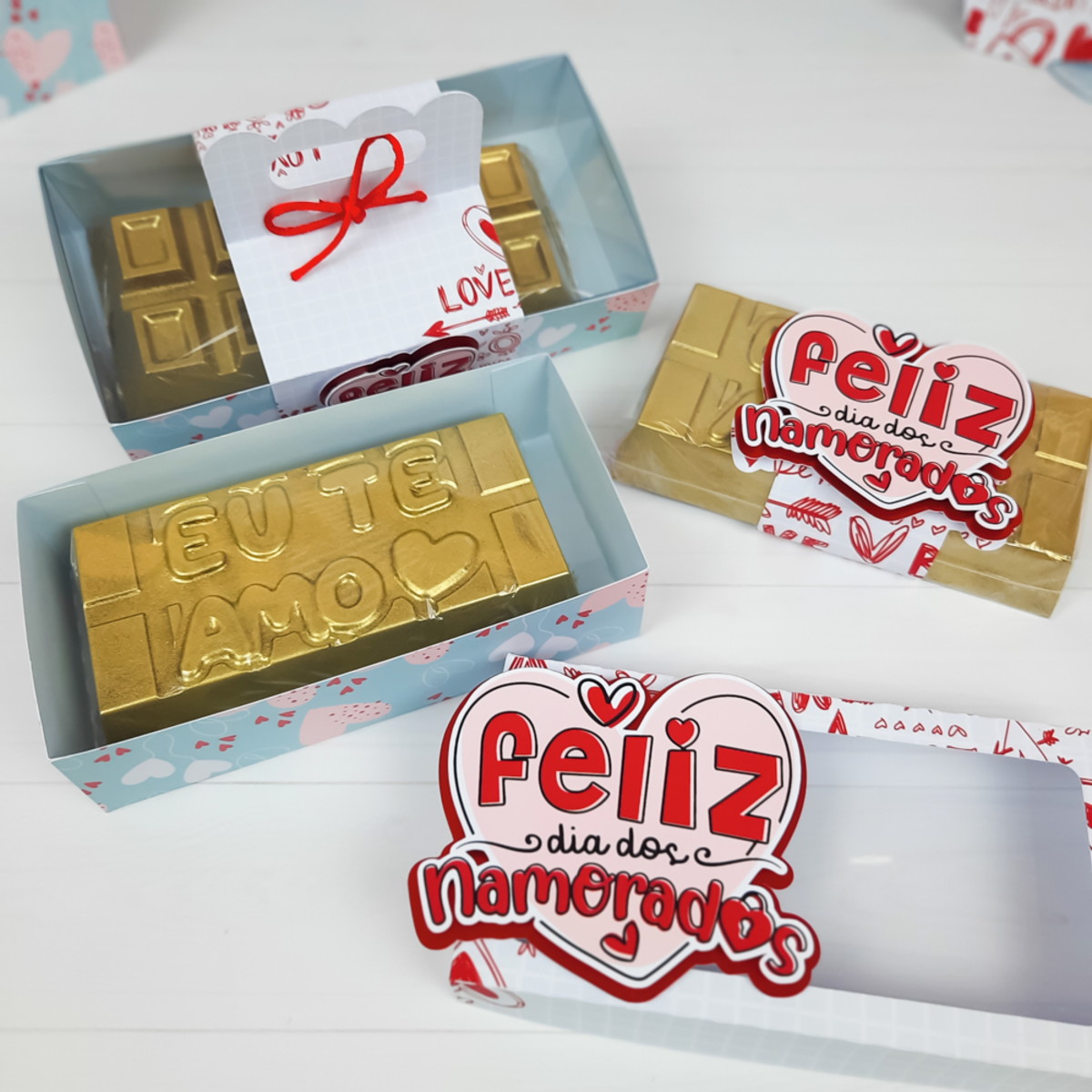 Arquivo de corte caixa barra de chocolate dia dos namorados - Imagem 2