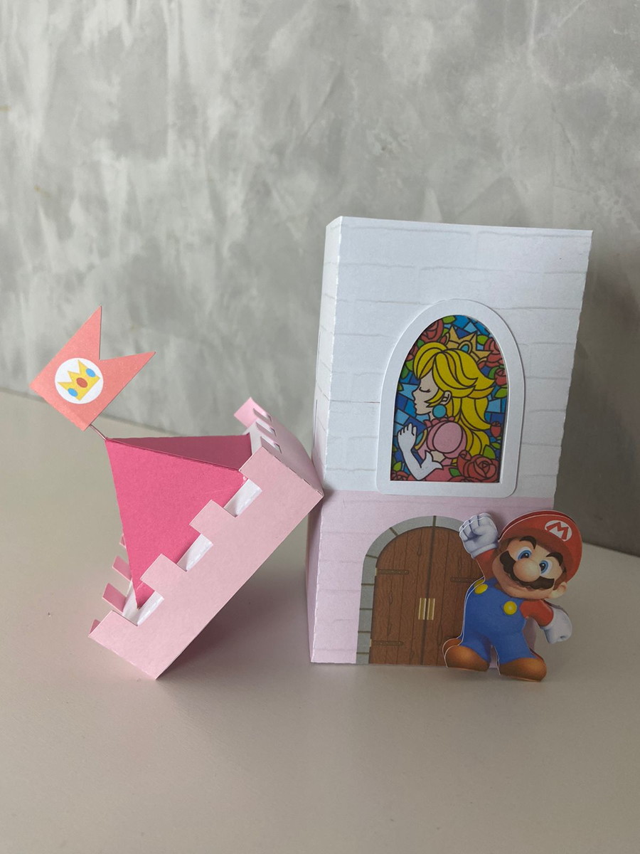 Arquivo de Corte Caixa Castelo Princesa Peach