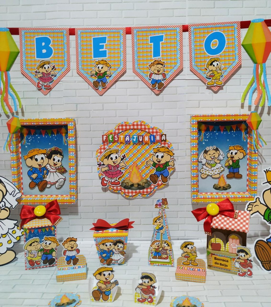 Arquivo de Corte Caixa Cesta Festa Junina